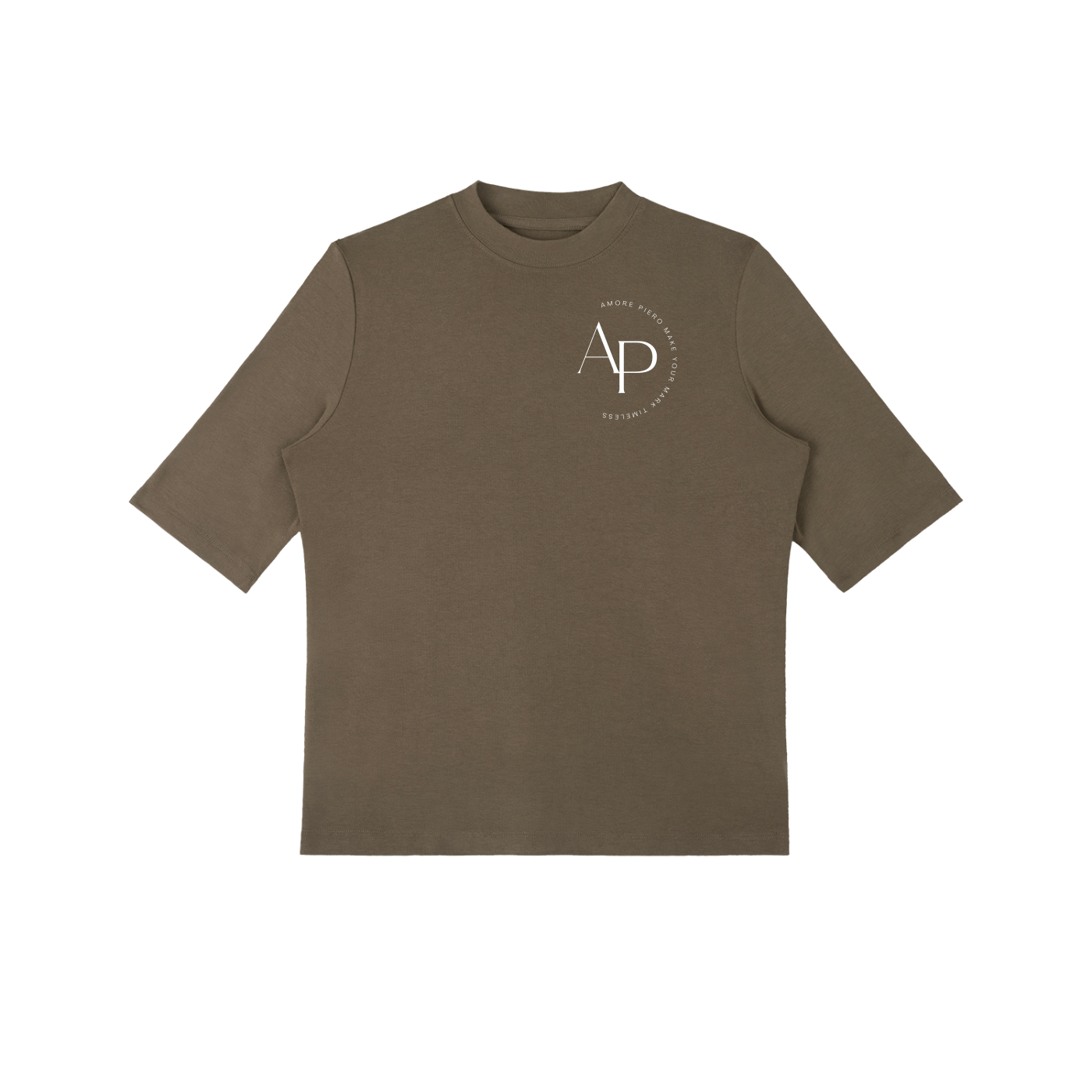 Essential Mock Neck Short Sleeve T-Shirt