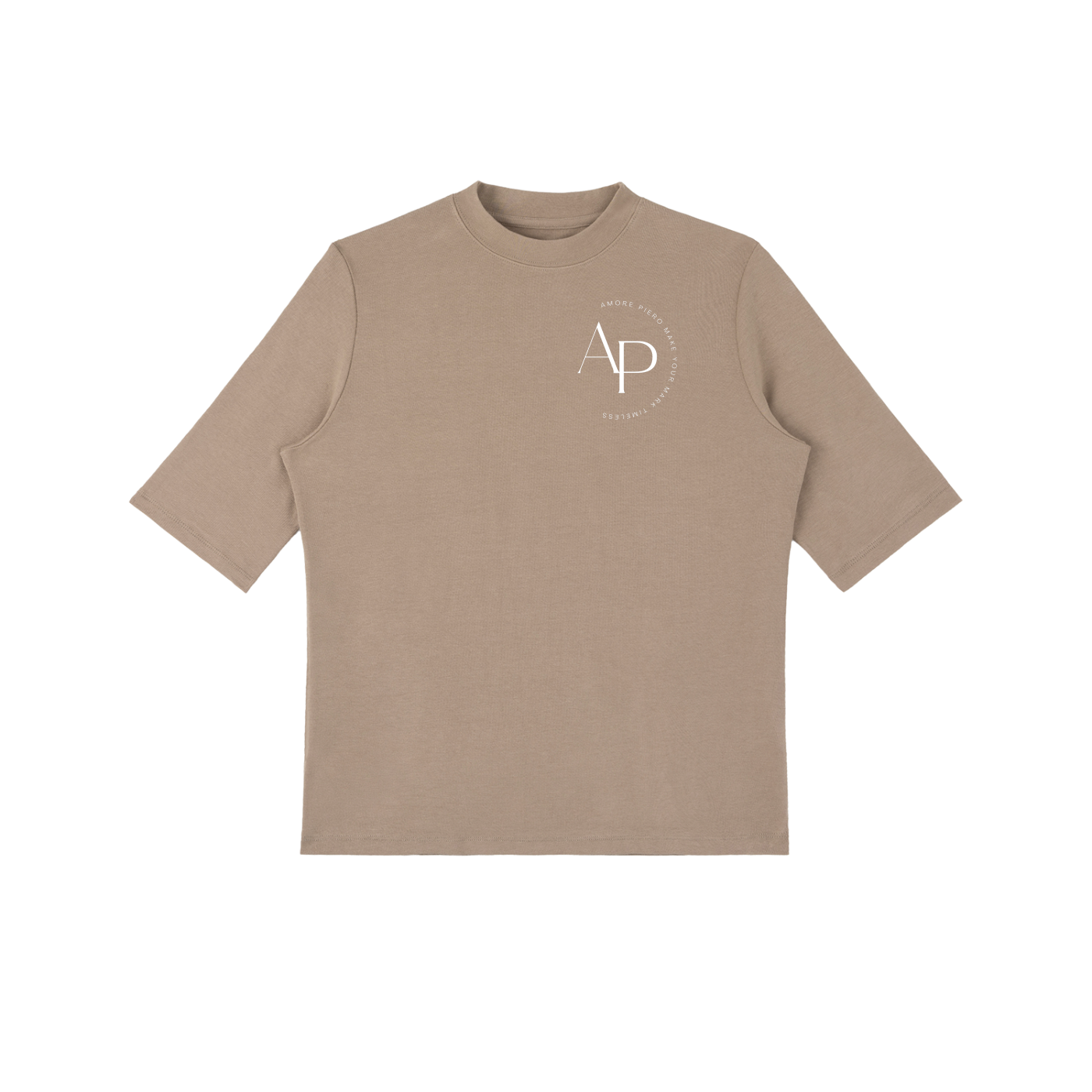 Essential Mock Neck Short Sleeve T-Shirt