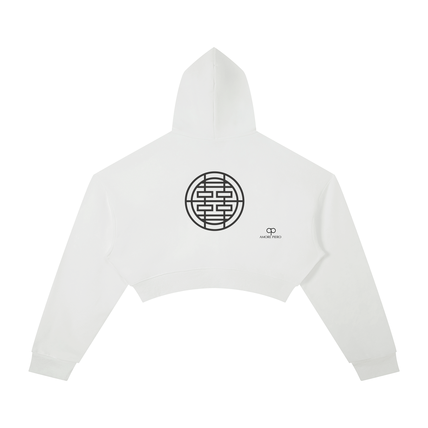 Amore Oversized Cropped Hoodie