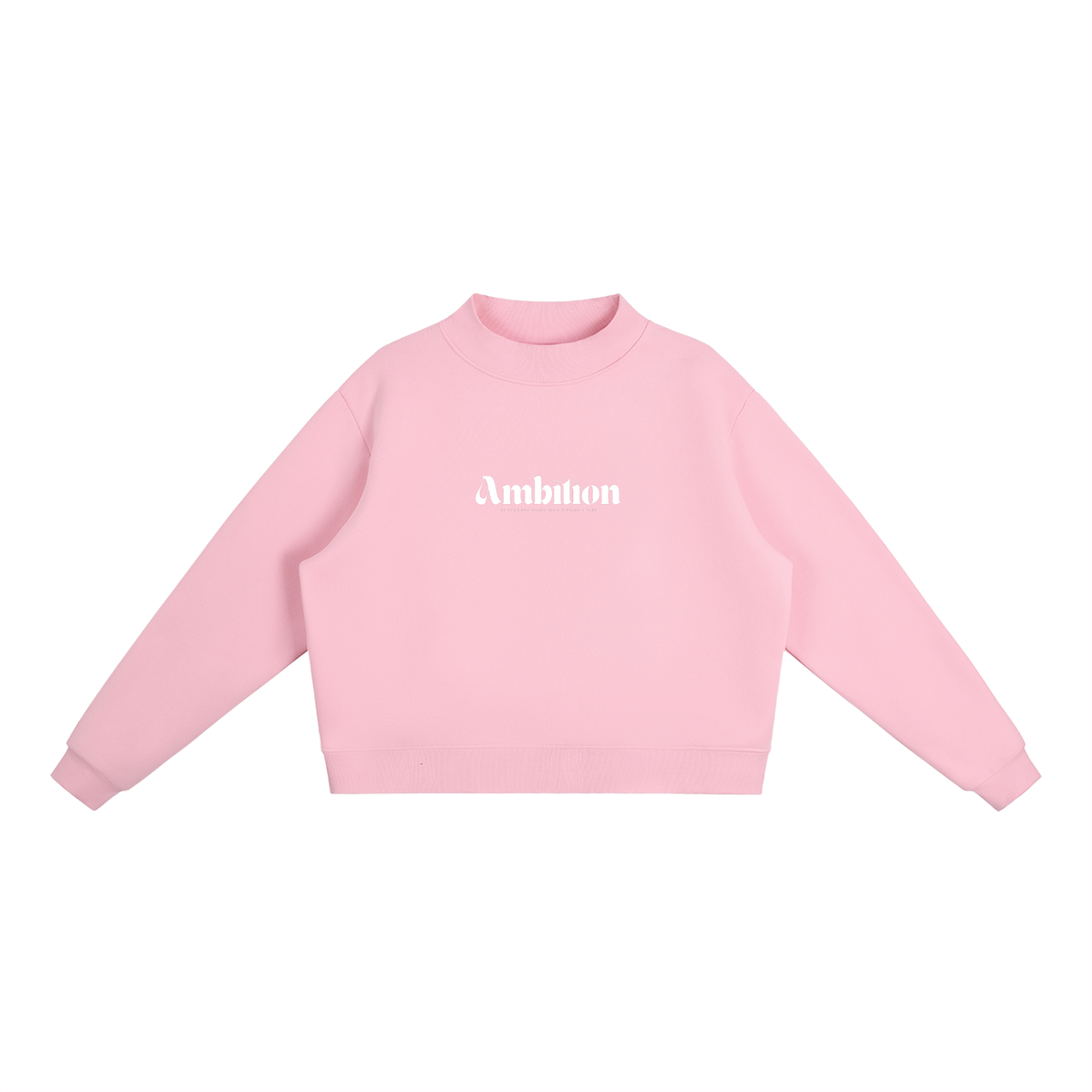 Mock-CrewNeck Sweatshirt