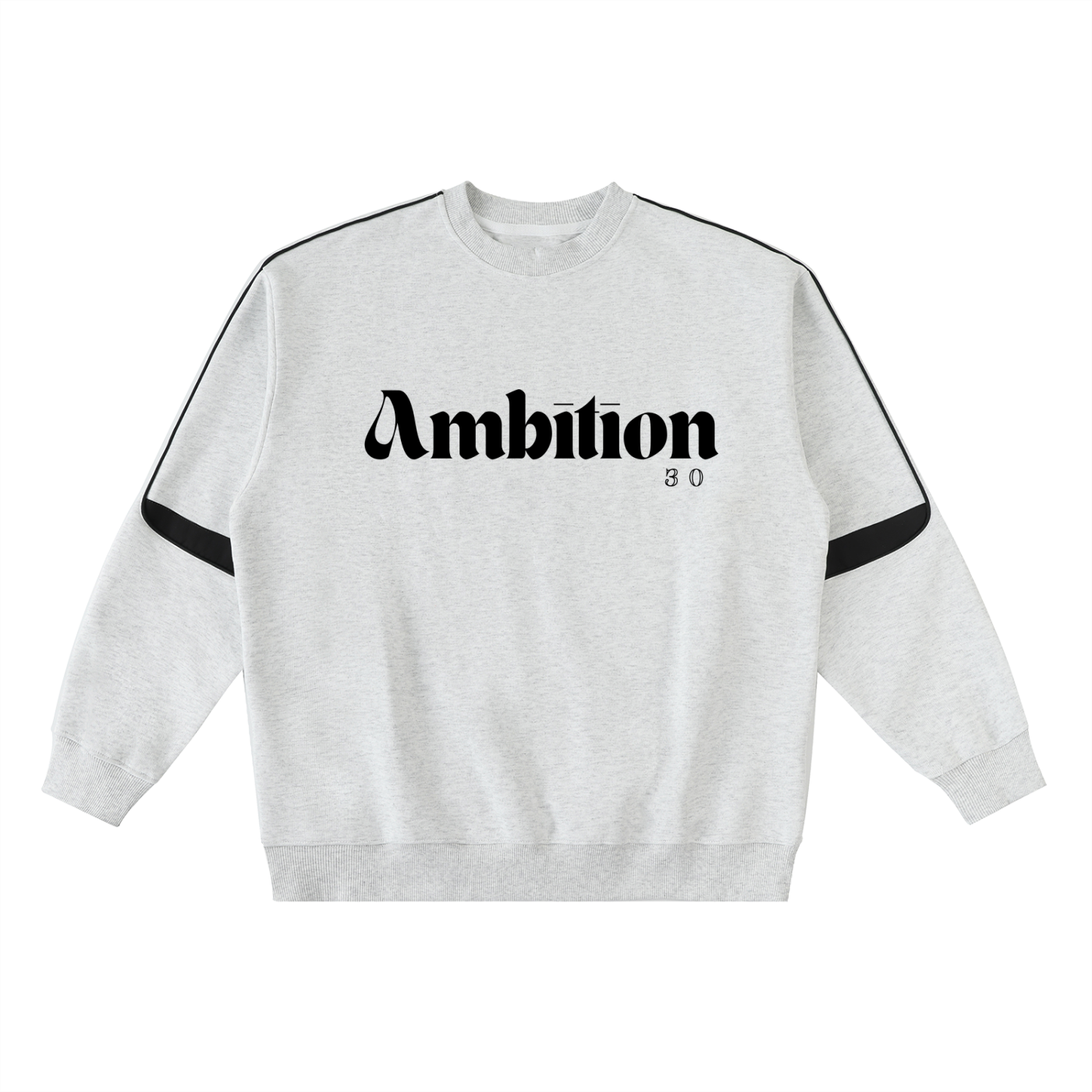 Ambition Oversized Crewneck Taped Sweatshirt 30