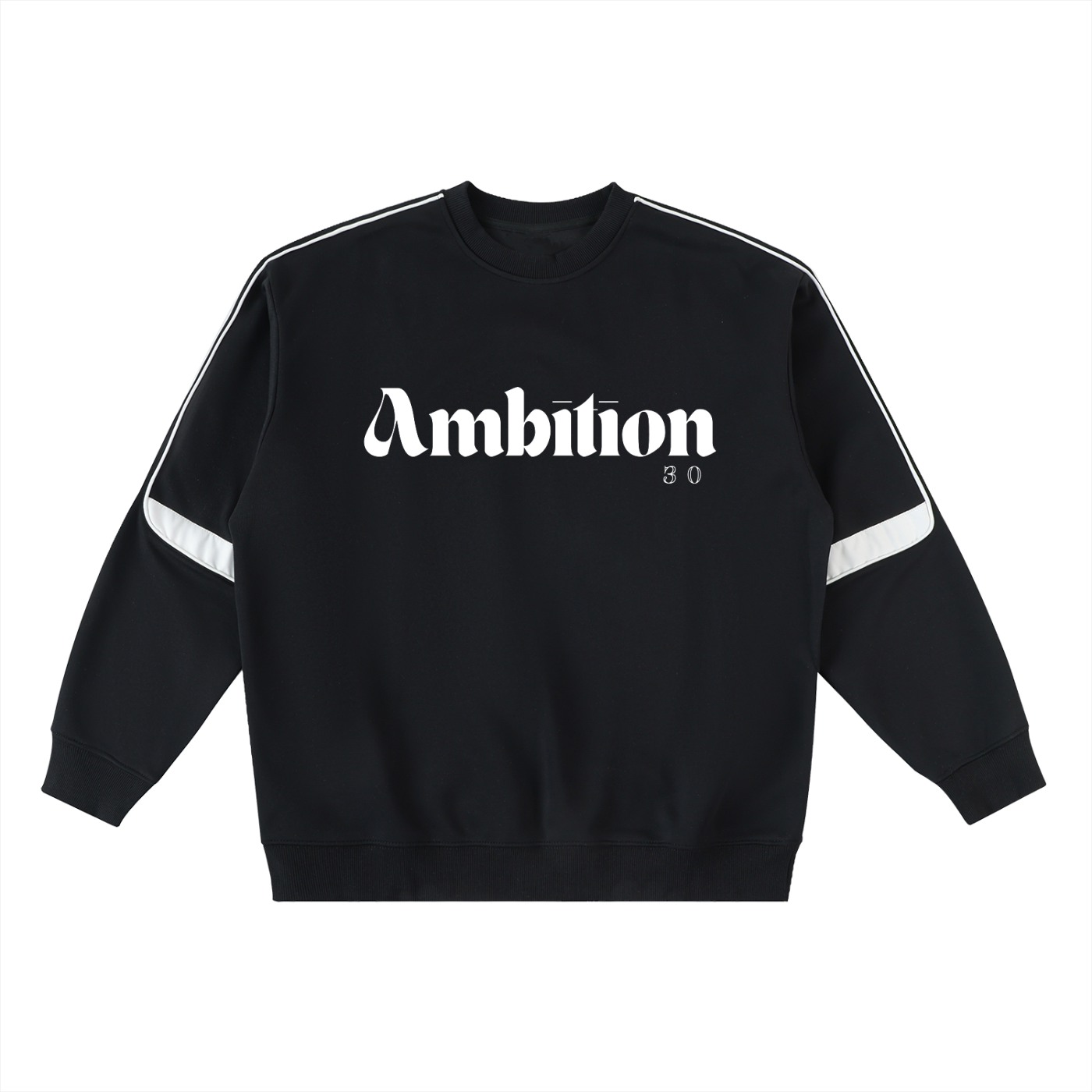 Ambition Oversized Crewneck Taped Sweatshirt Light Logo 30