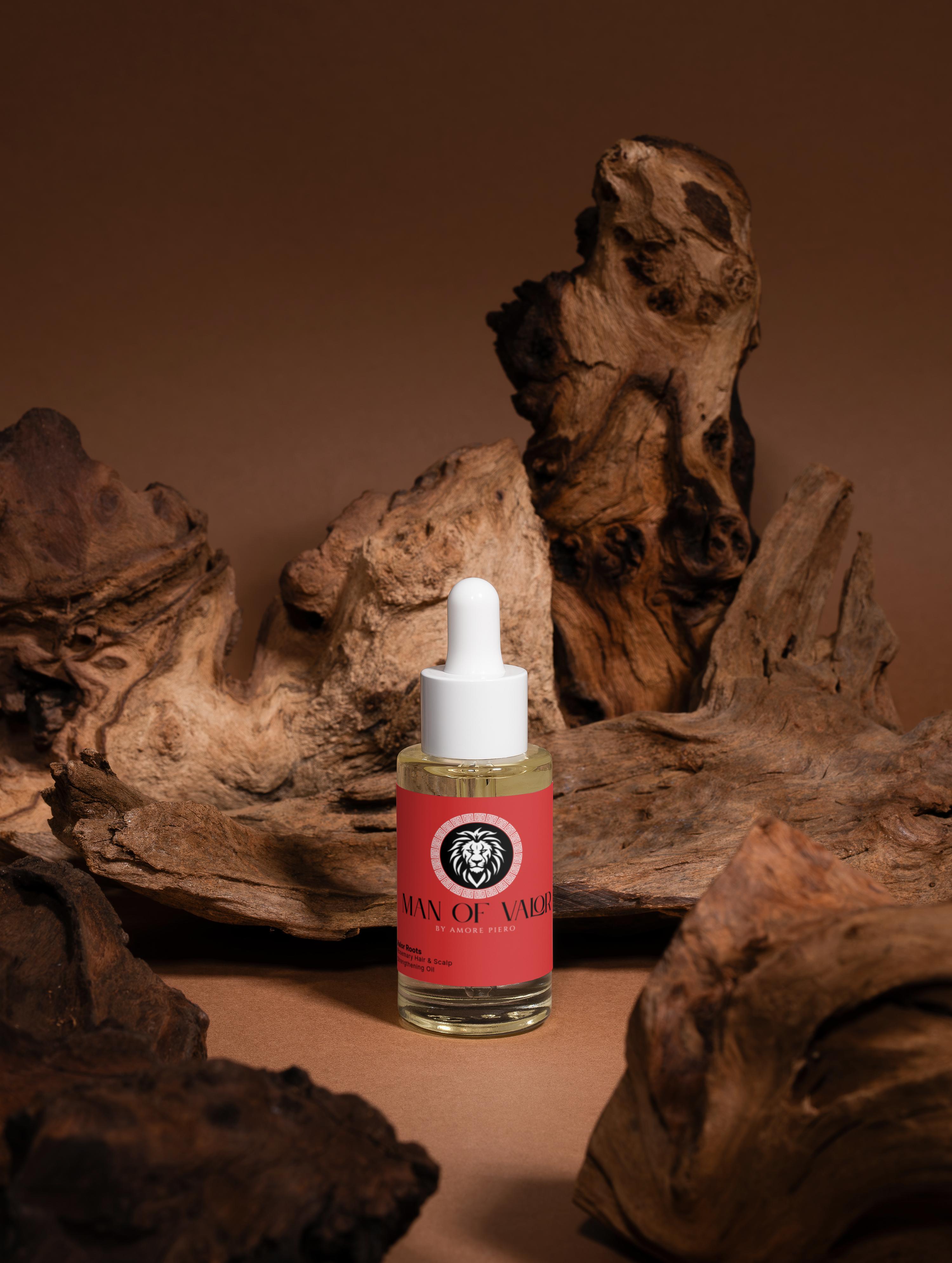 "Valor Roots"-Rosemary Hair & Scalp Strengthening Oil