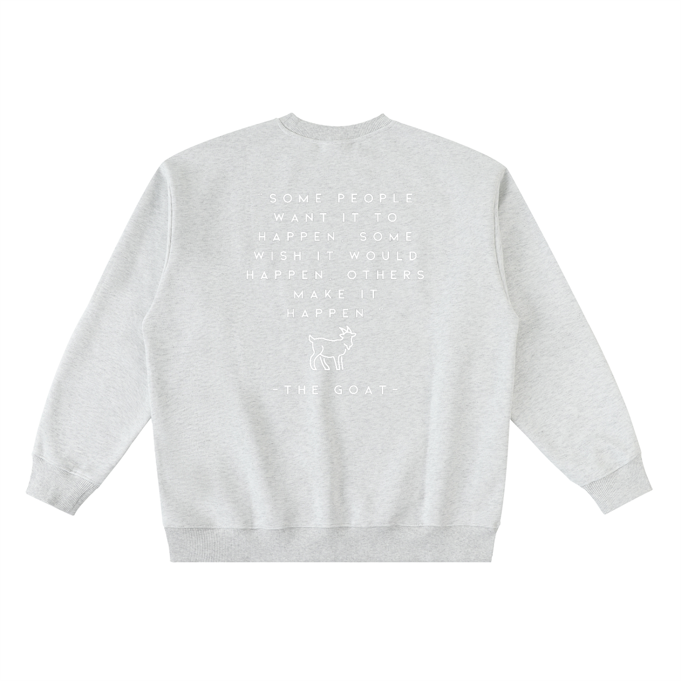 Ambition Oversized Crewneck Taped Sweatshirt Light Logo 23