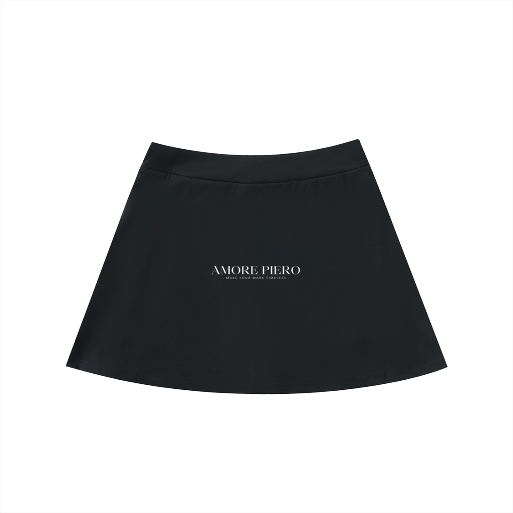 Womens High-Waist Pocketed A-Line Skirt