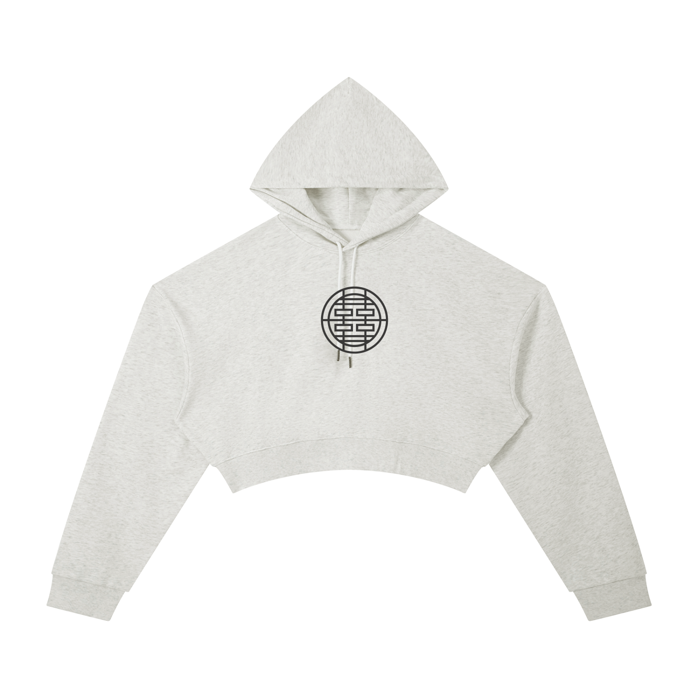 Amore Oversized Cropped Hoodie