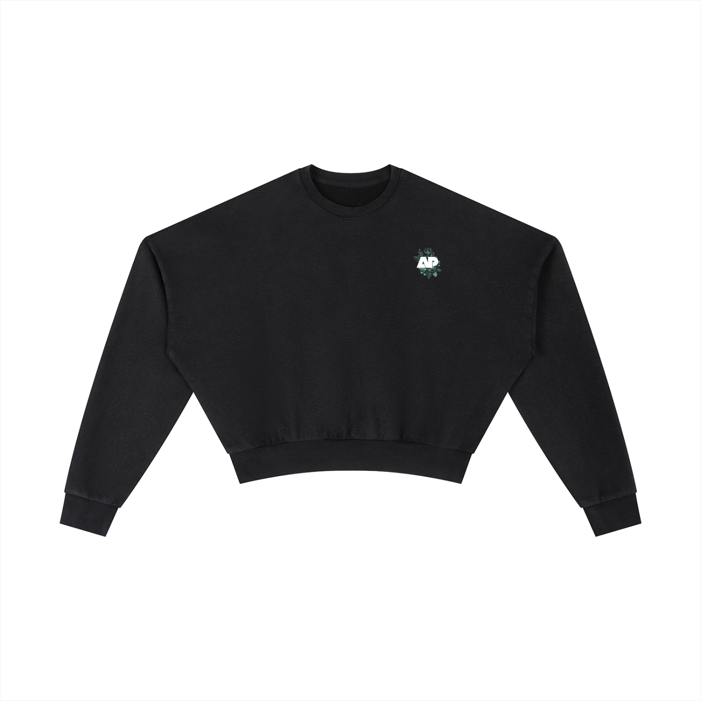 Vintage Washed Cropped Sweatshirt