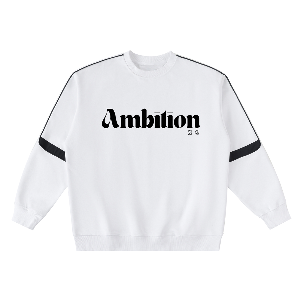 Ambition Oversized Crewneck Taped Sweatshirt 24