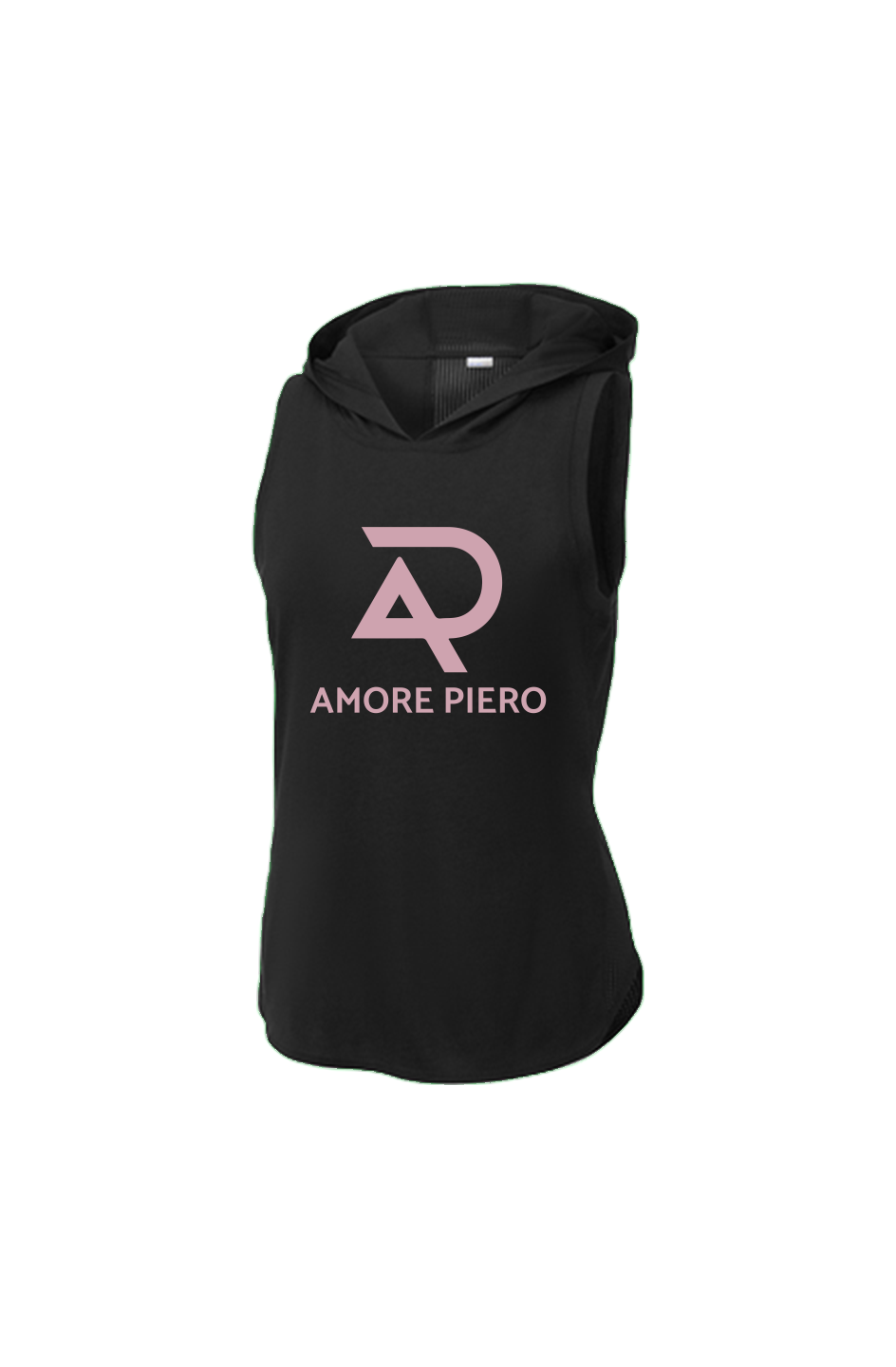 Active Black Triad Solid Hoodie Tank LP