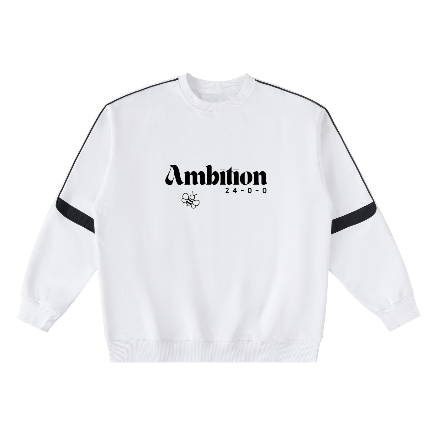 Oversized Crewneck Taped Sweatshirt