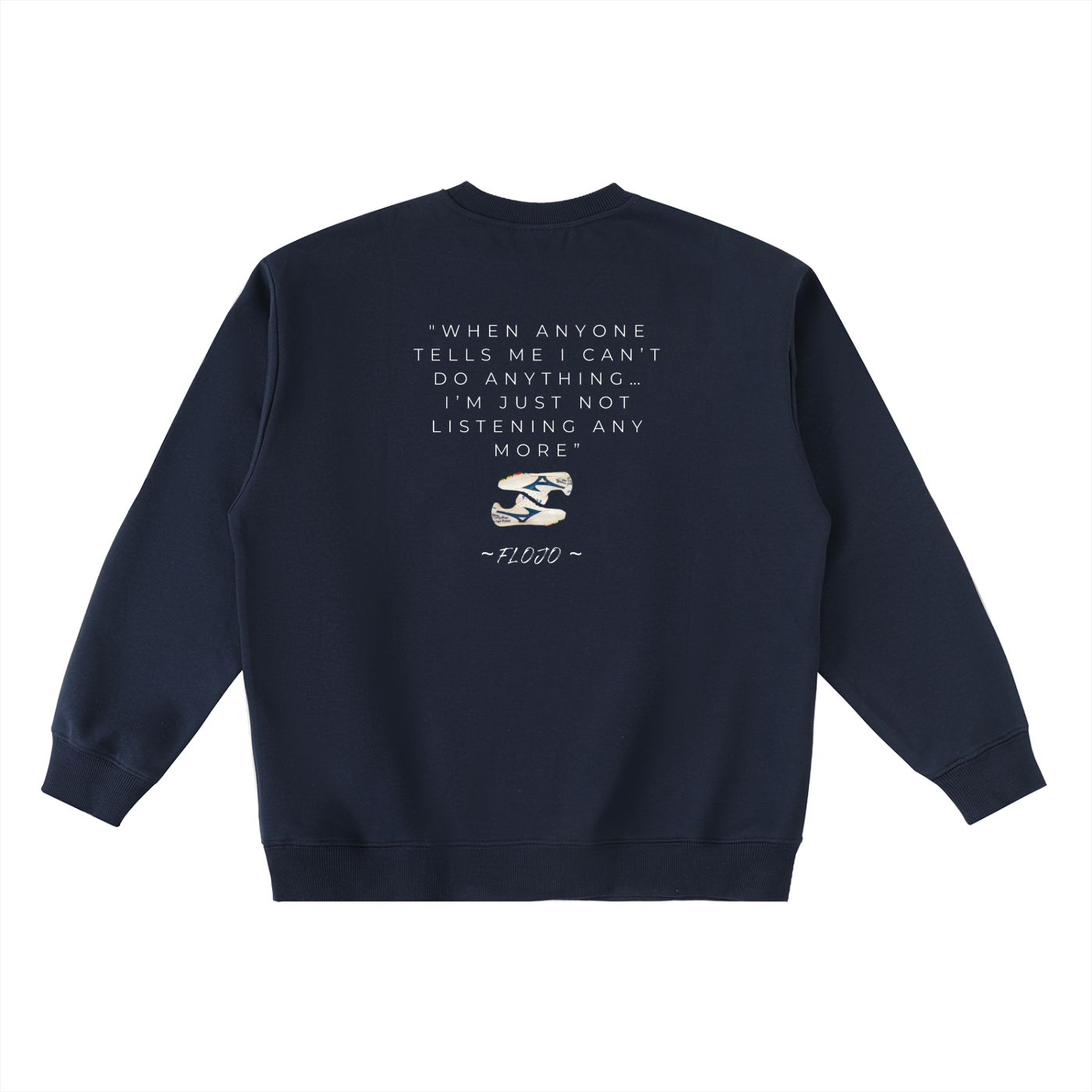 Women's Oversized Crewneck Taped Sweatshirt