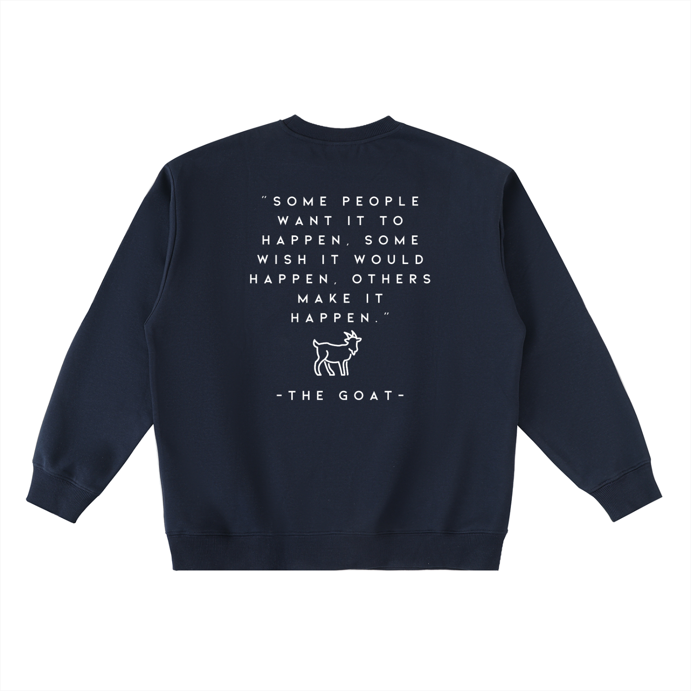 Ambition Oversized Crewneck Taped Sweatshirt Light Logo 23