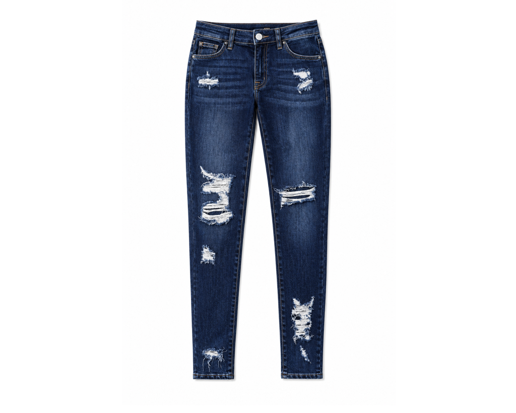 Distressed Skinny Jeans