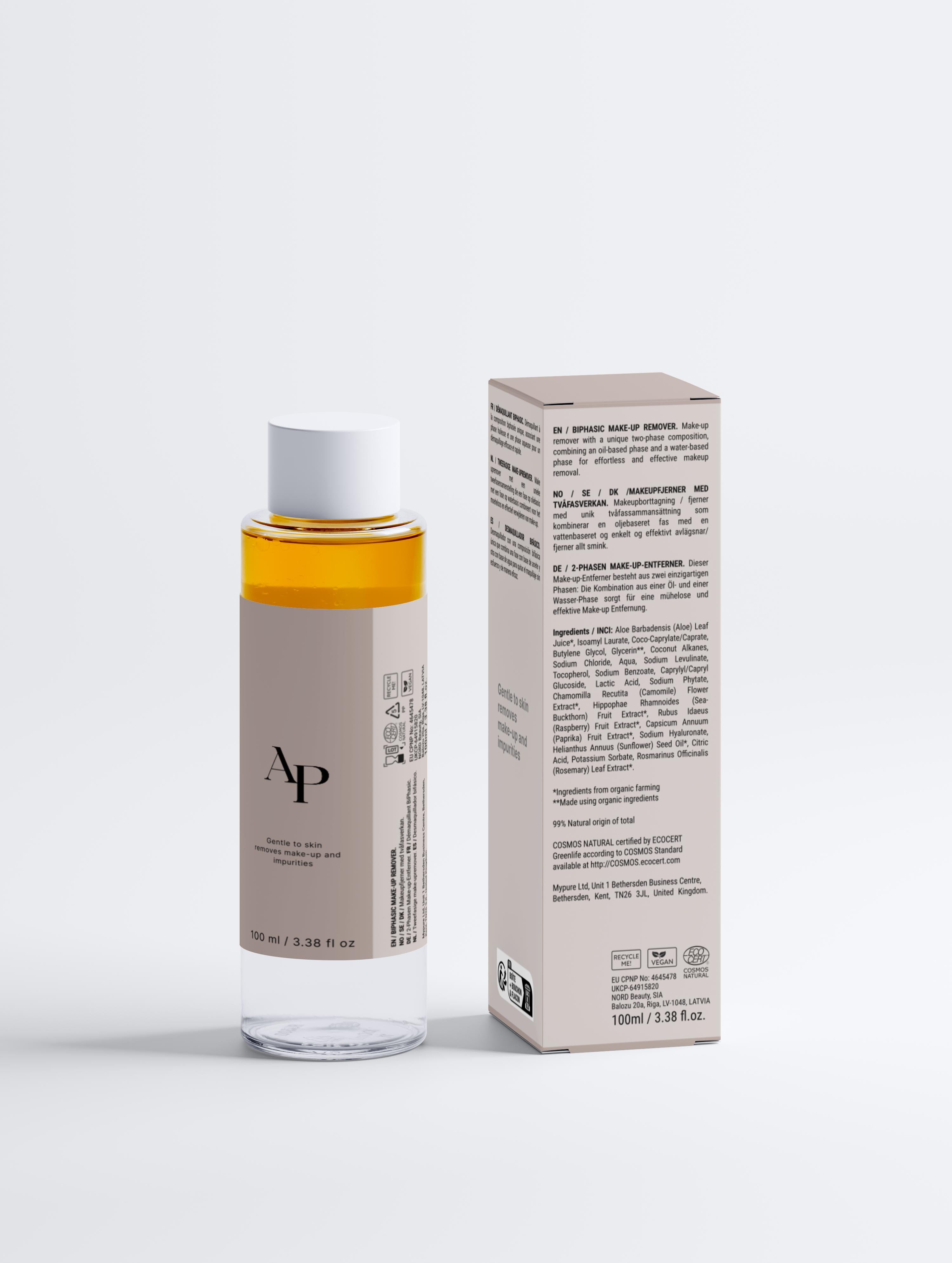 "Glow Different"-BiPhasic Make-up Remover, Fragrance Free