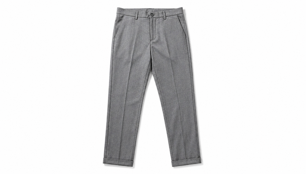 Loose Fit Straight Leg Pants.