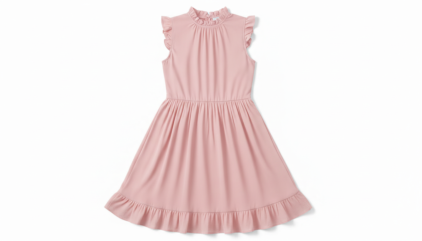Ruffled Sleeveless Mini Dress