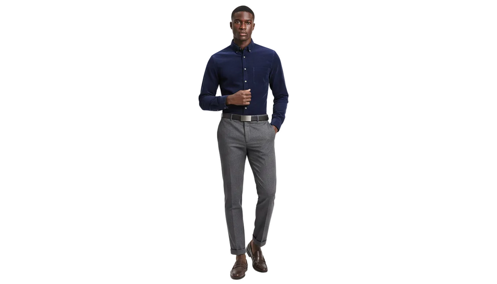 Men's Full Size Corduroy Long Sleeve