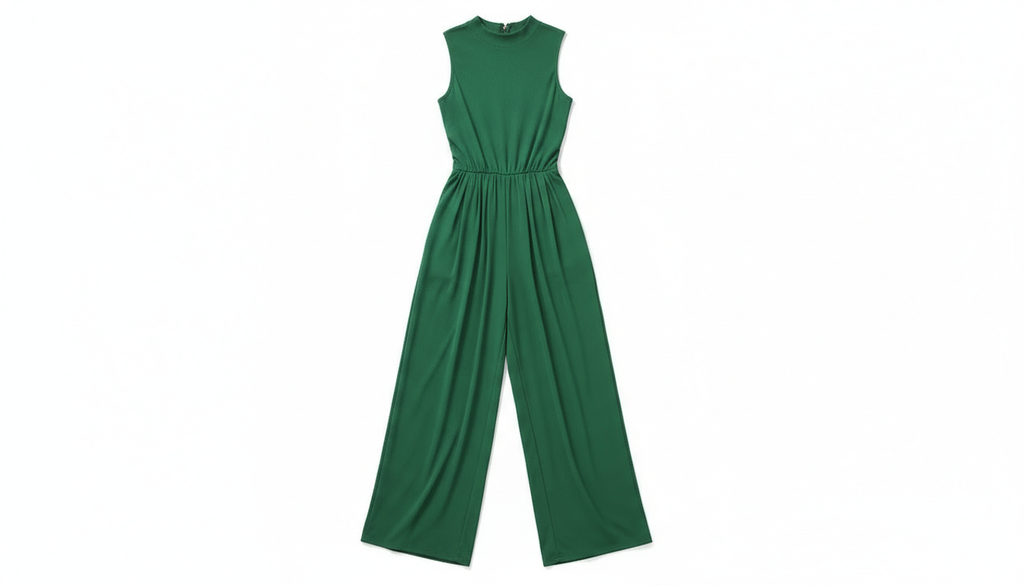 Sleeveless Wide Leg Jumpsuit