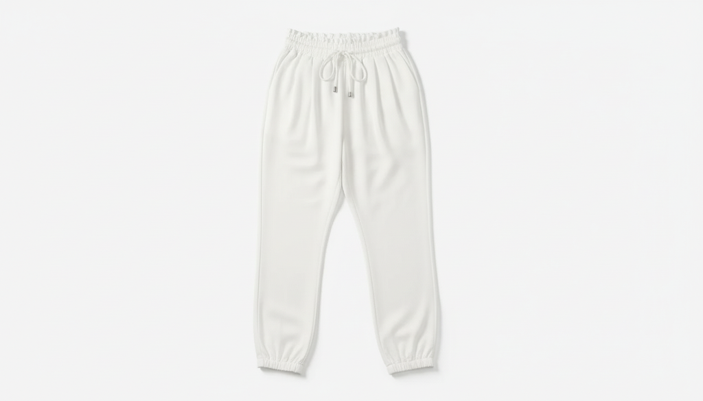 Drawstring Paper-bag Waist Cropped Joggers
