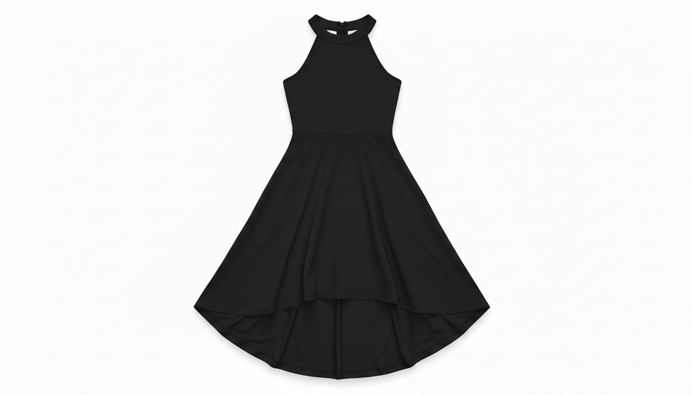 High-Low Hem Sleeveless Dress