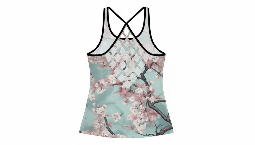 Criss-Cross Open Back Tank Top