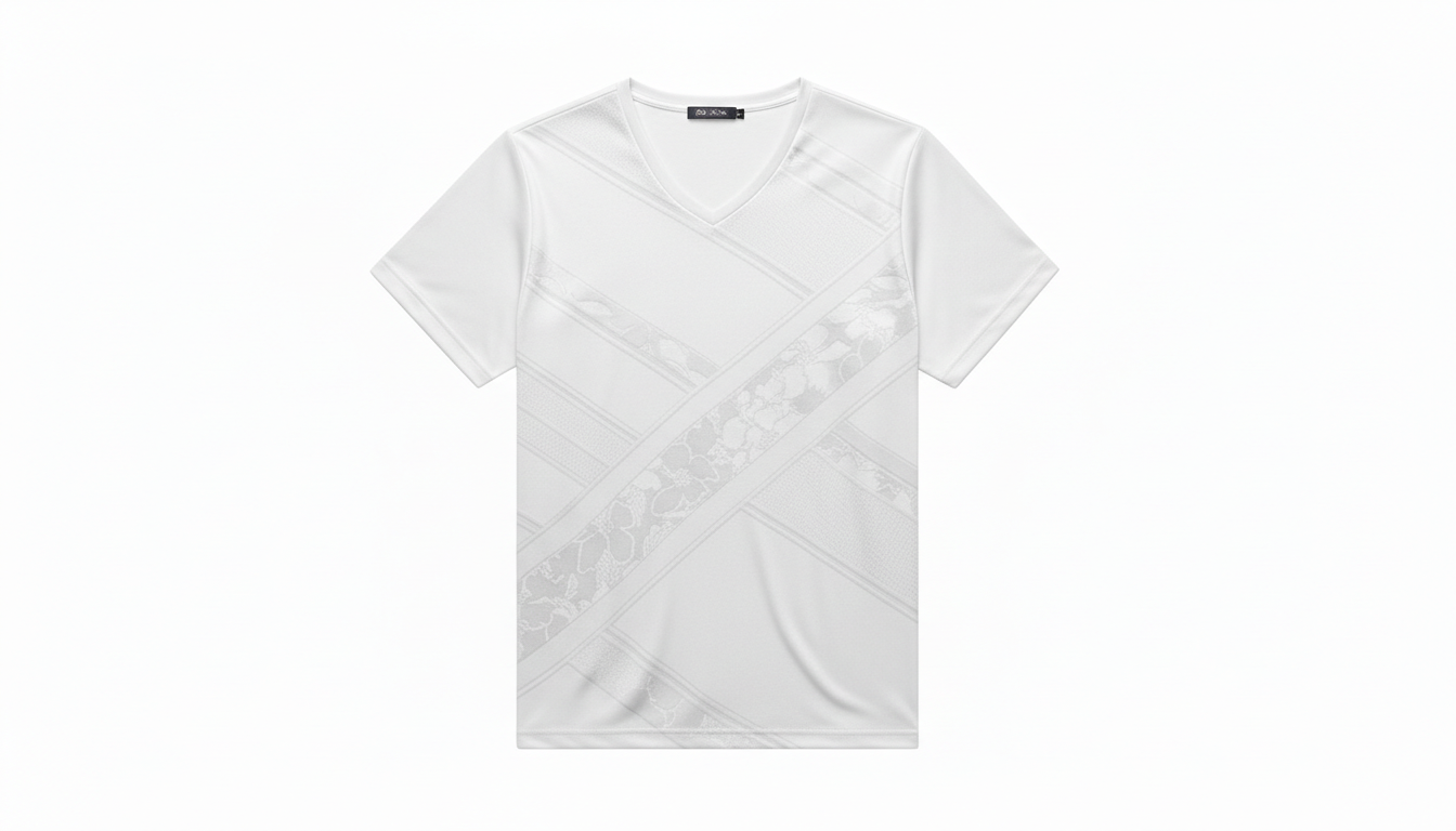 Men's Plus Size V-Neck Short Sleeve T-Shirt