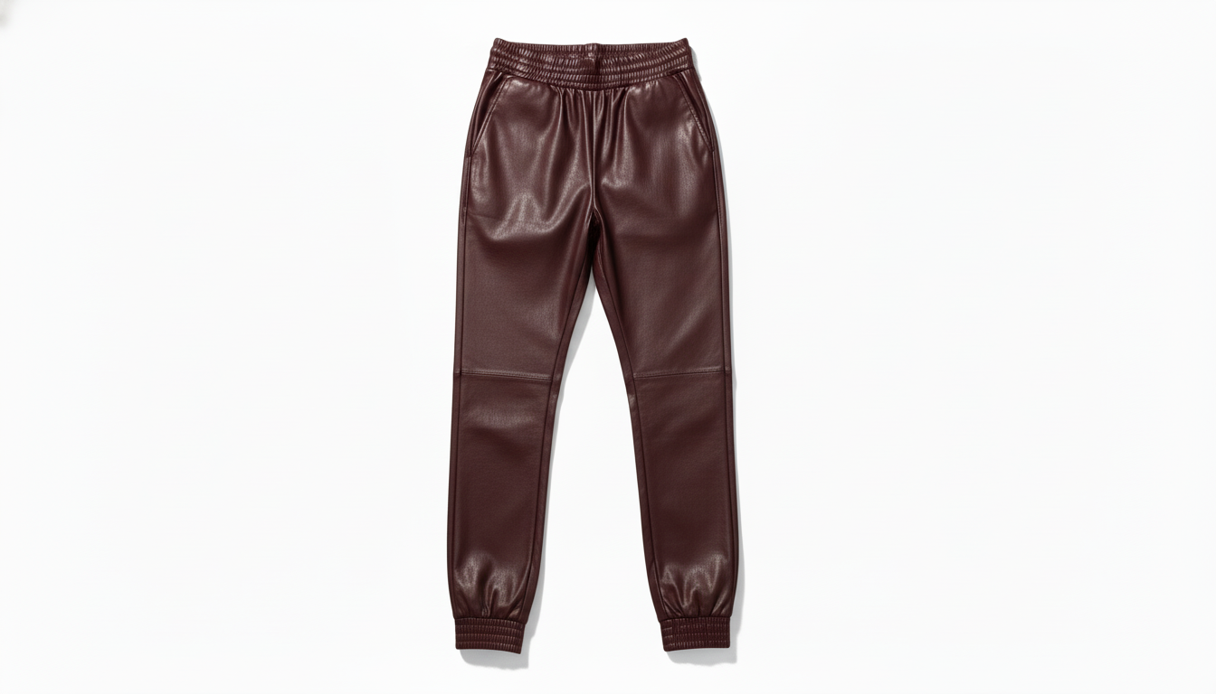 Smocked High Waist Pants with Pockets
