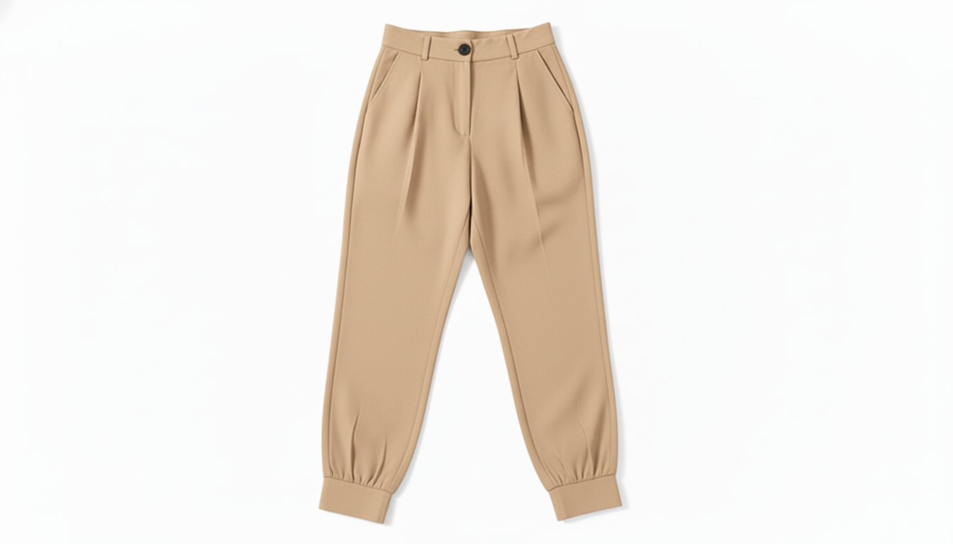 High Waist Cropped Pants