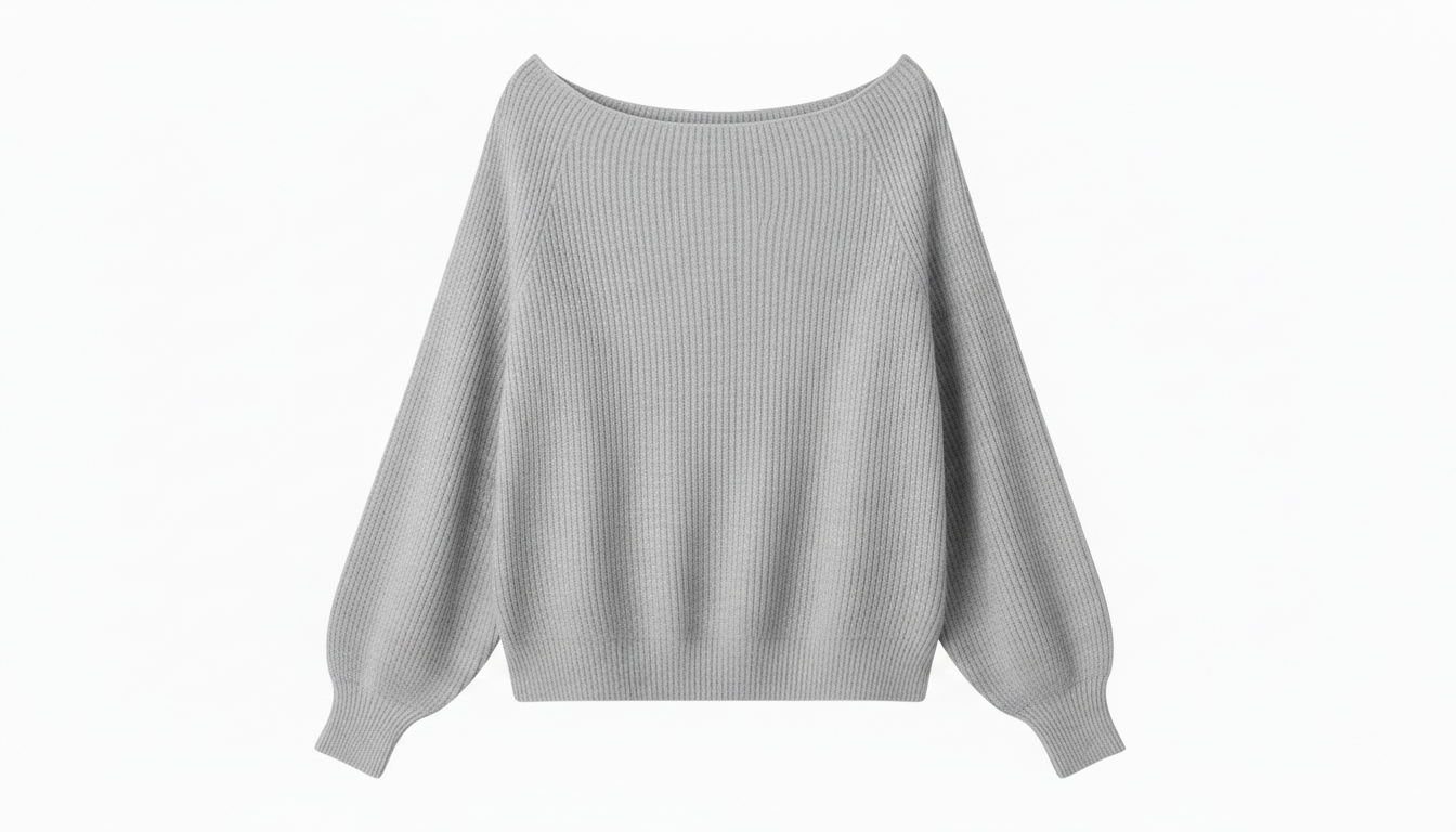 Single Shoulder Knit Sweater