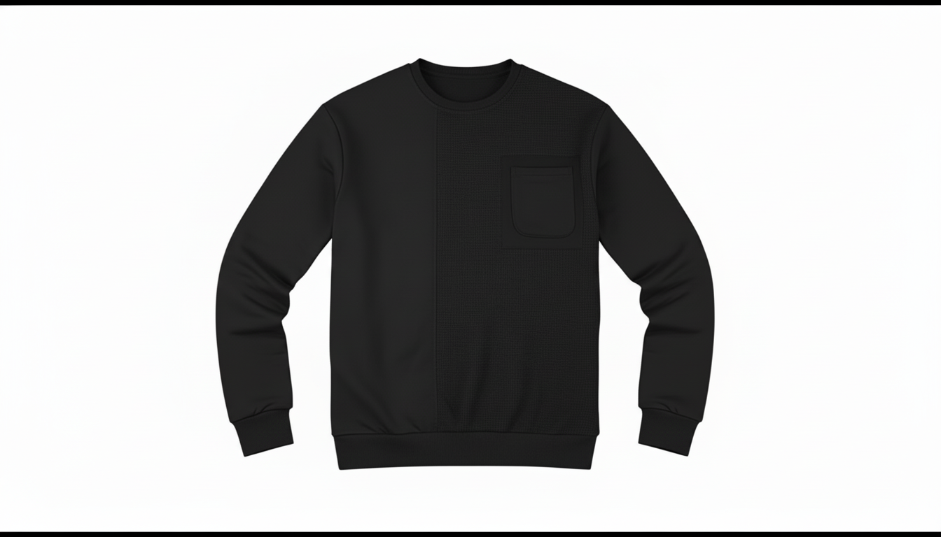 Men's Full Size Round Neck Long Sleeve Sweatshirt Plus Size