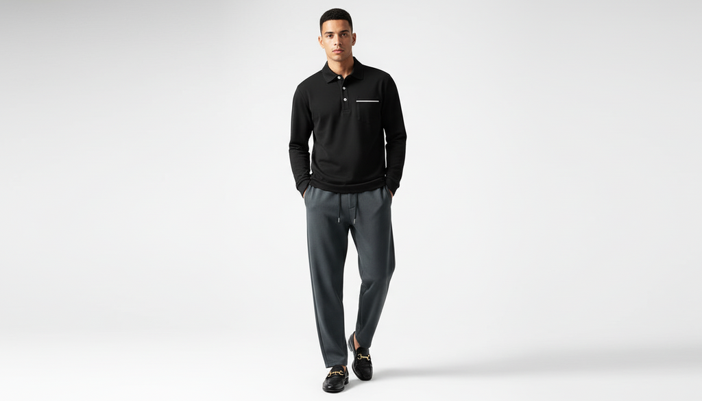 Drawstring Pocketed Casual Pants