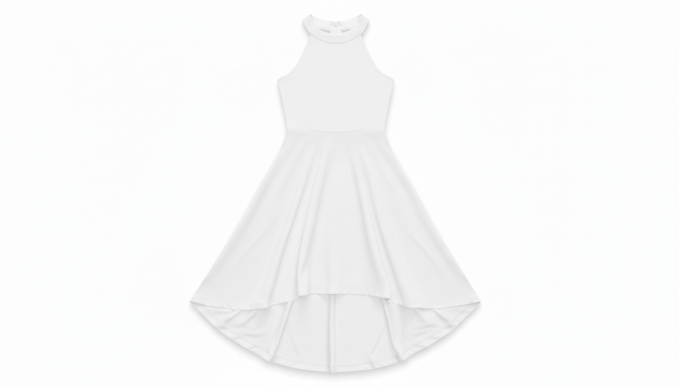 High-Low Hem Sleeveless Dress
