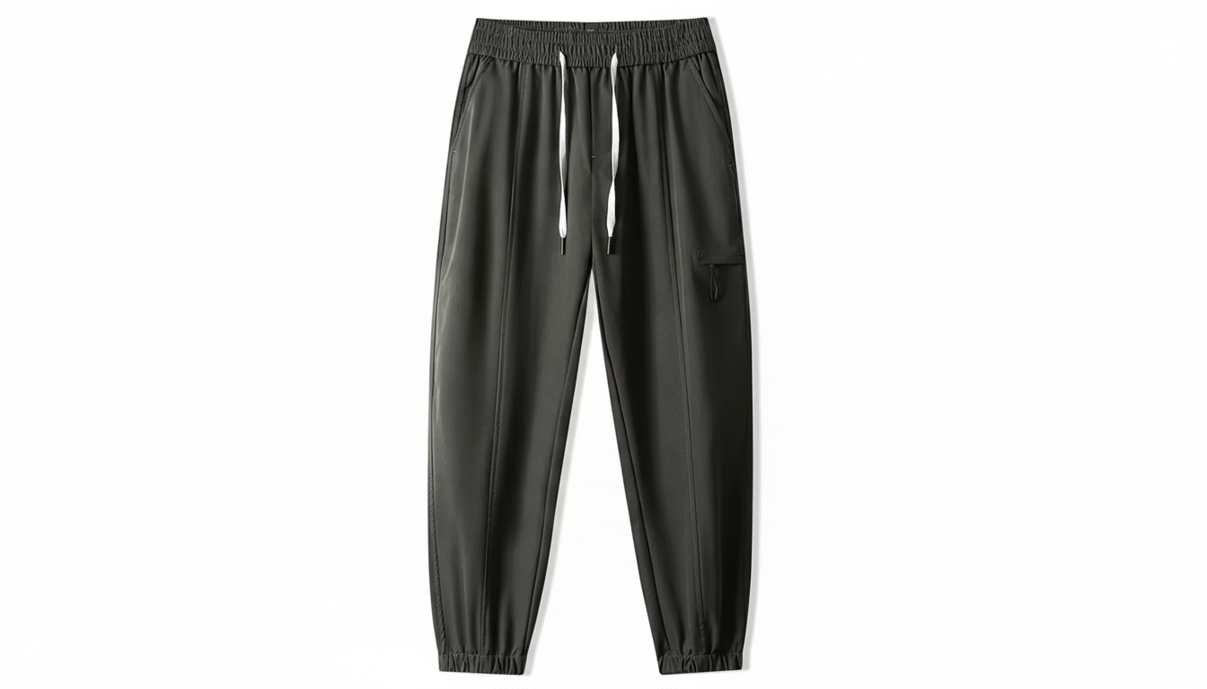 Drawstring Wide Leg Joggers