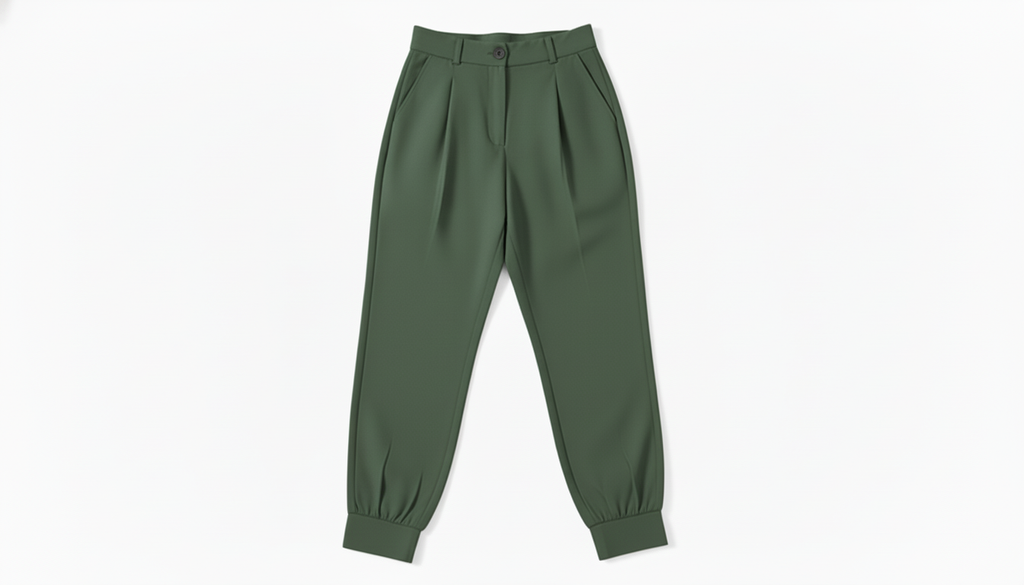 High Waist Cropped Pants