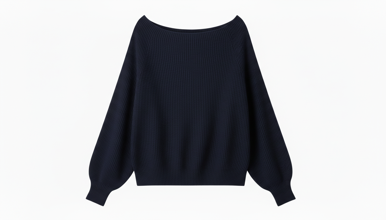 Single Shoulder Knit Sweater