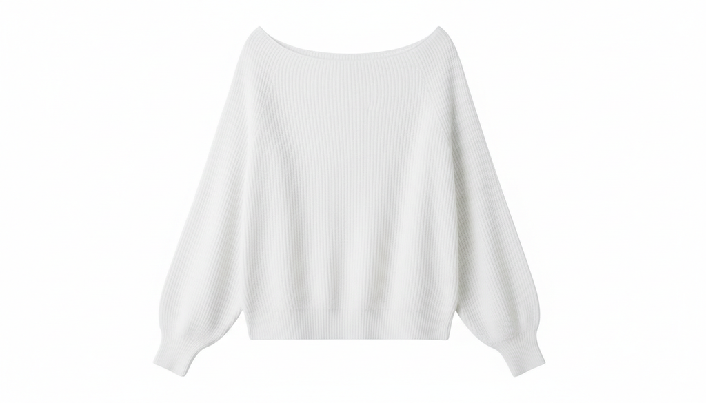 Single Shoulder Knit Sweater