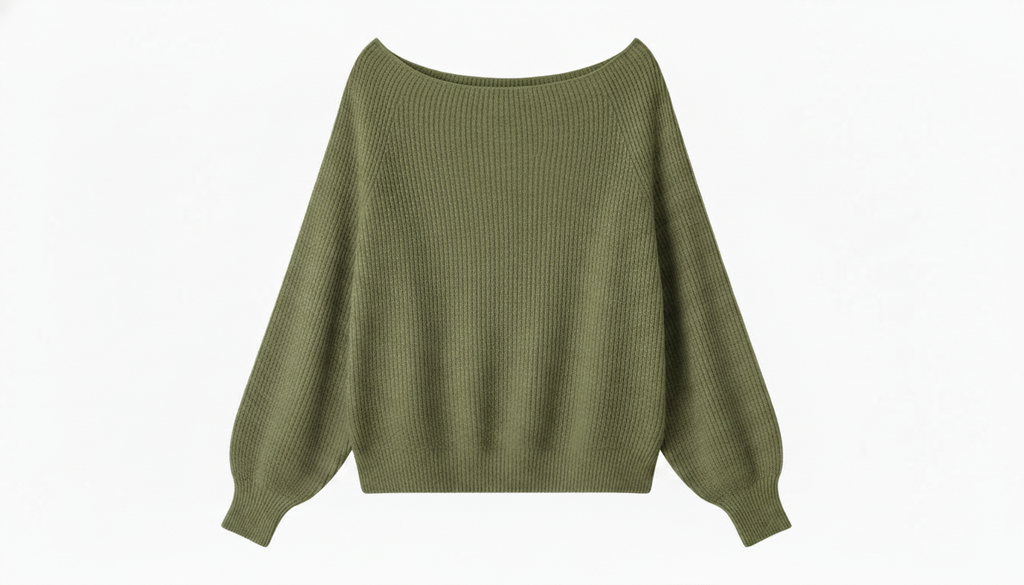 Single Shoulder Knit Sweater