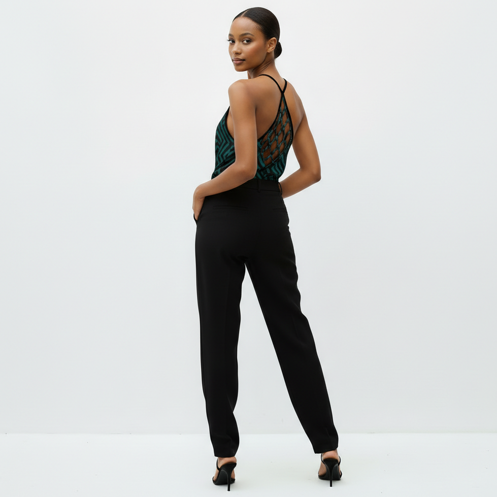 Criss-Cross Open Back Tank Top