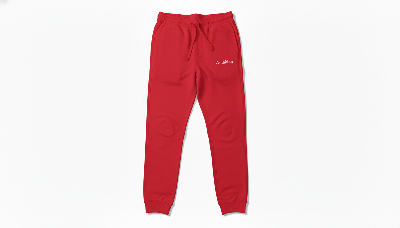 Ambition Midweight Fleece Joggers Light Logo