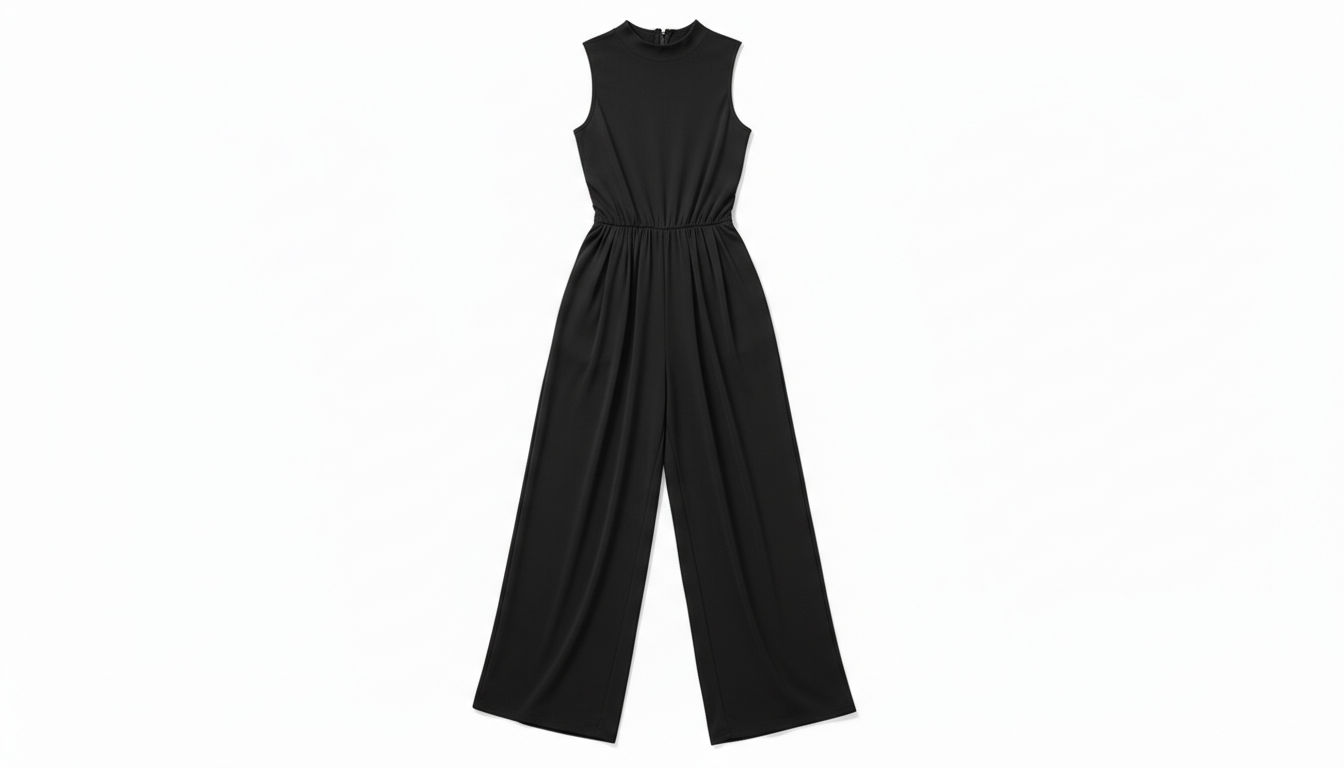 Sleeveless Wide Leg Jumpsuit