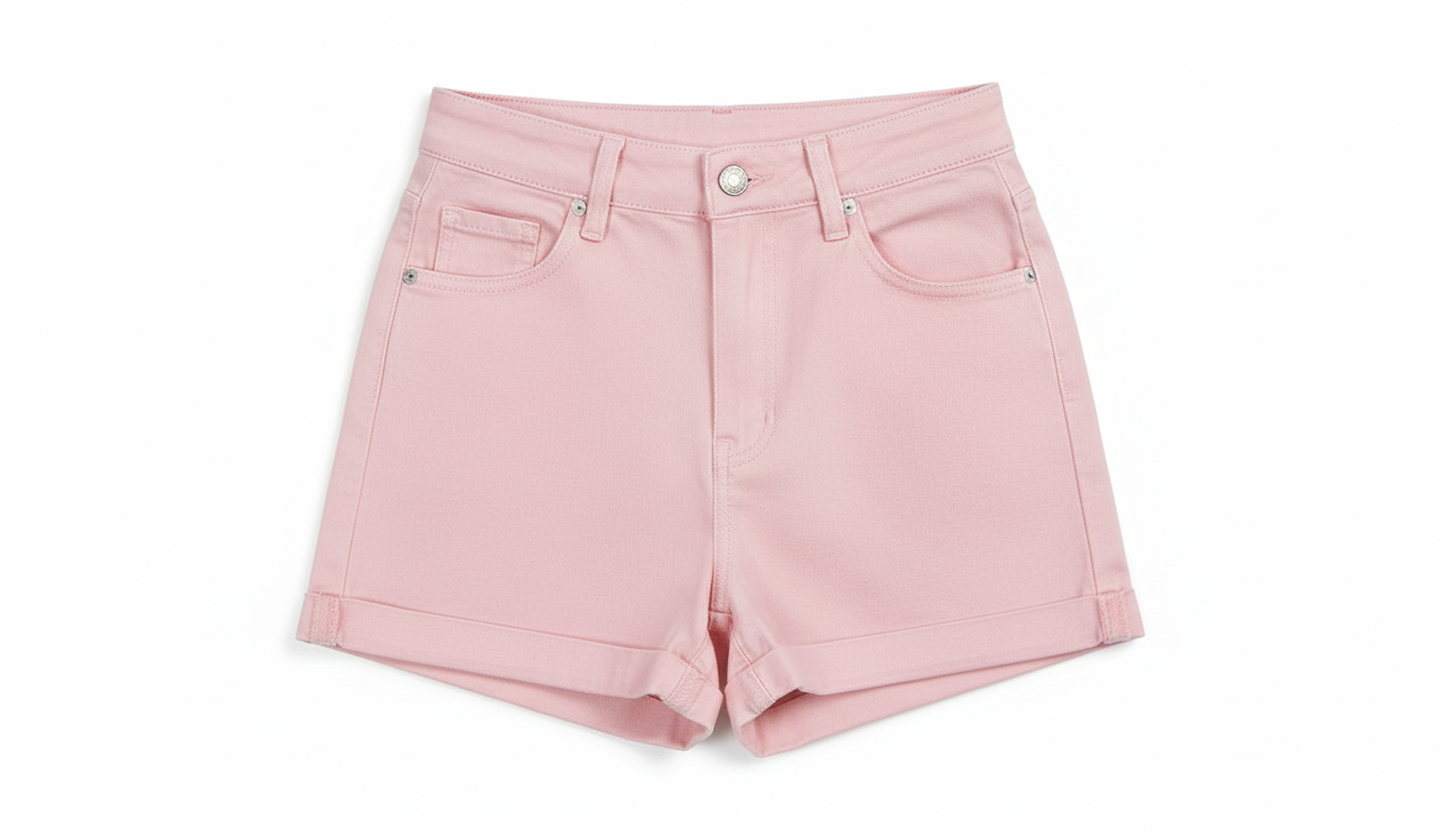 High Waist Denim Shorts