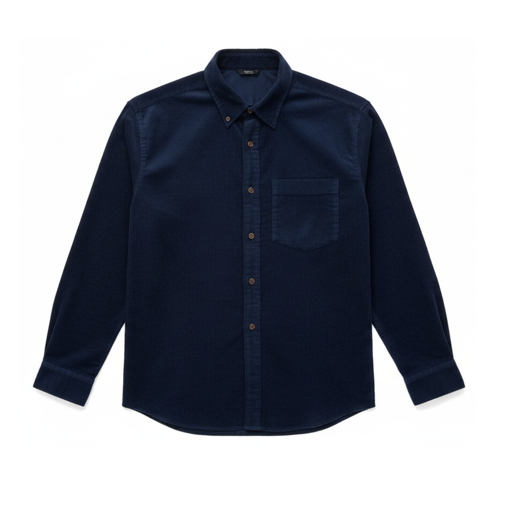 Men's Full Size Corduroy Long Sleeve