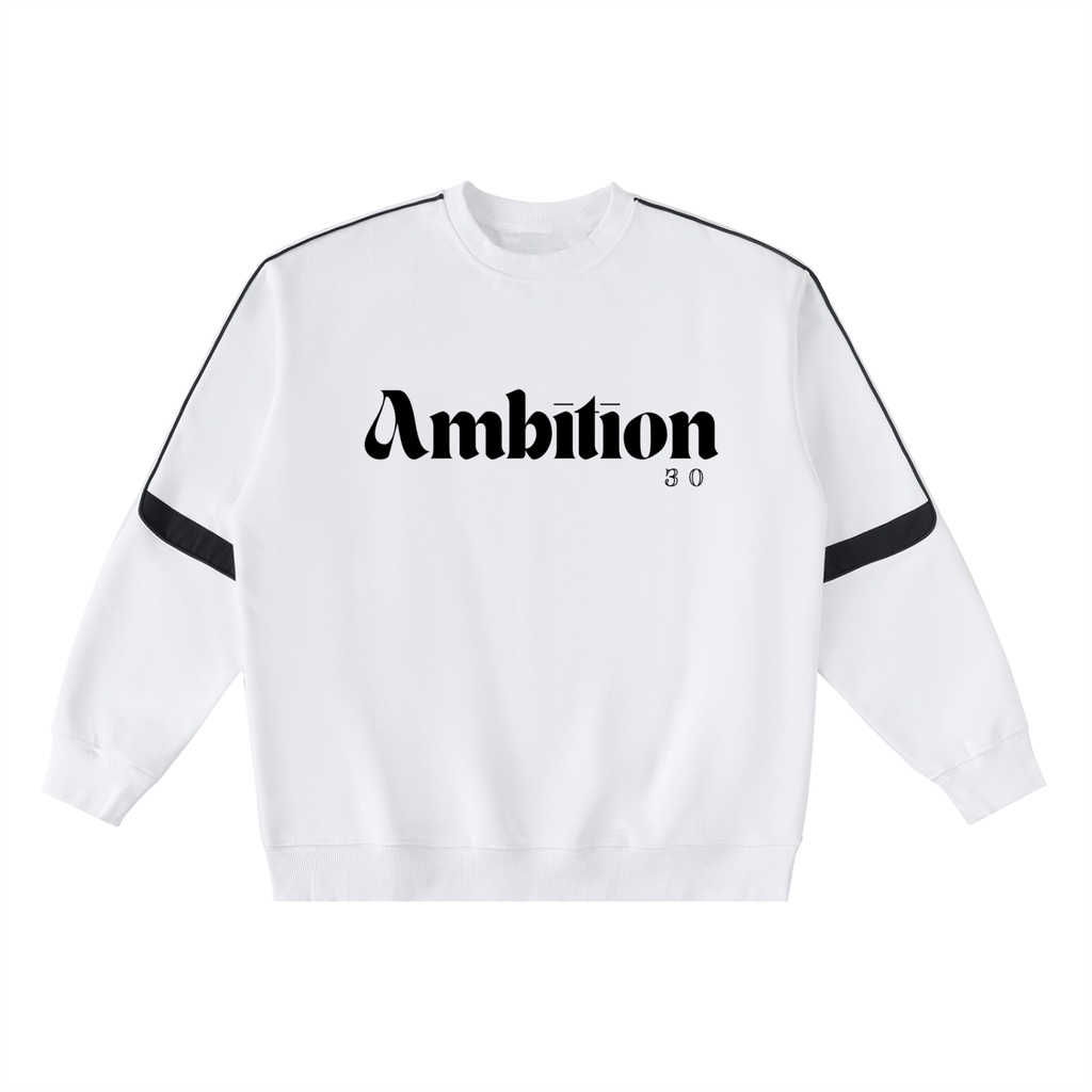 Ambition Oversized Crewneck Taped Sweatshirt 30