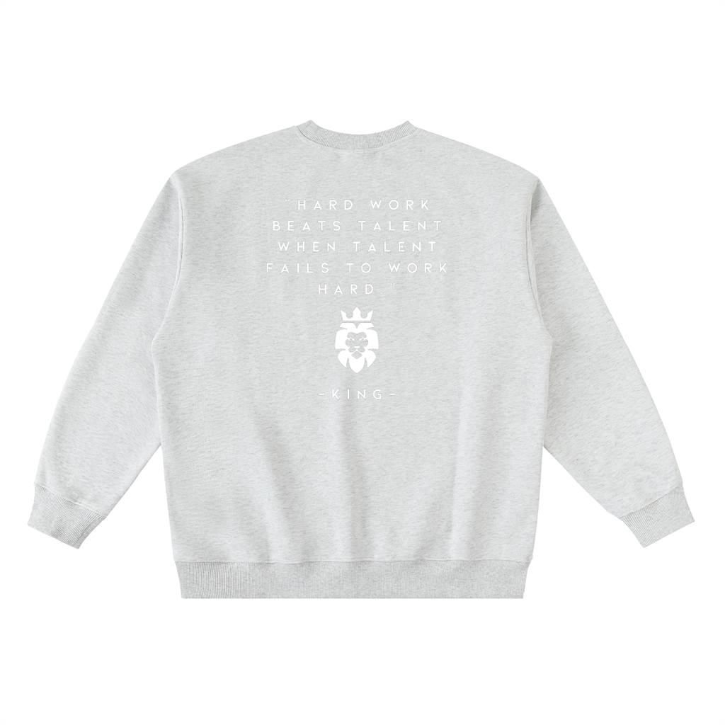 Ambition Oversized Crewneck Taped Sweatshirt Light Logo 23.6