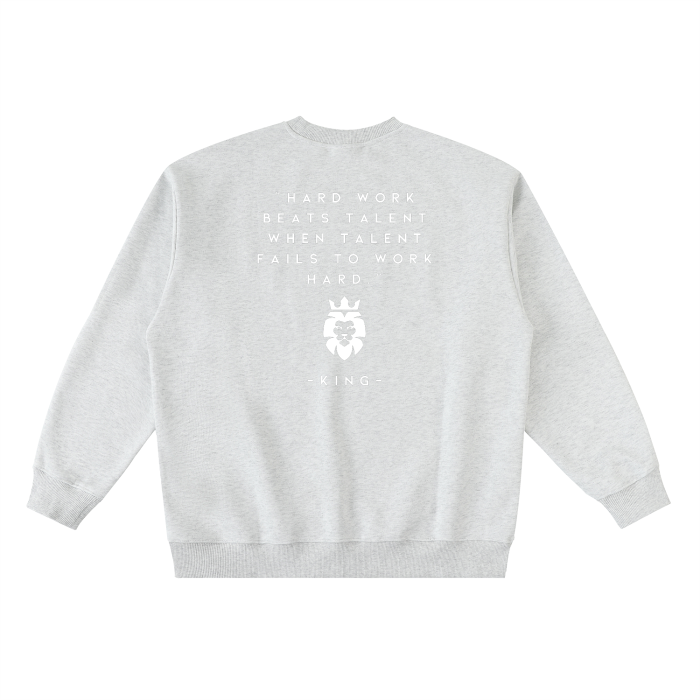 Ambition Oversized Crewneck Taped Sweatshirt Light Logo 23.6