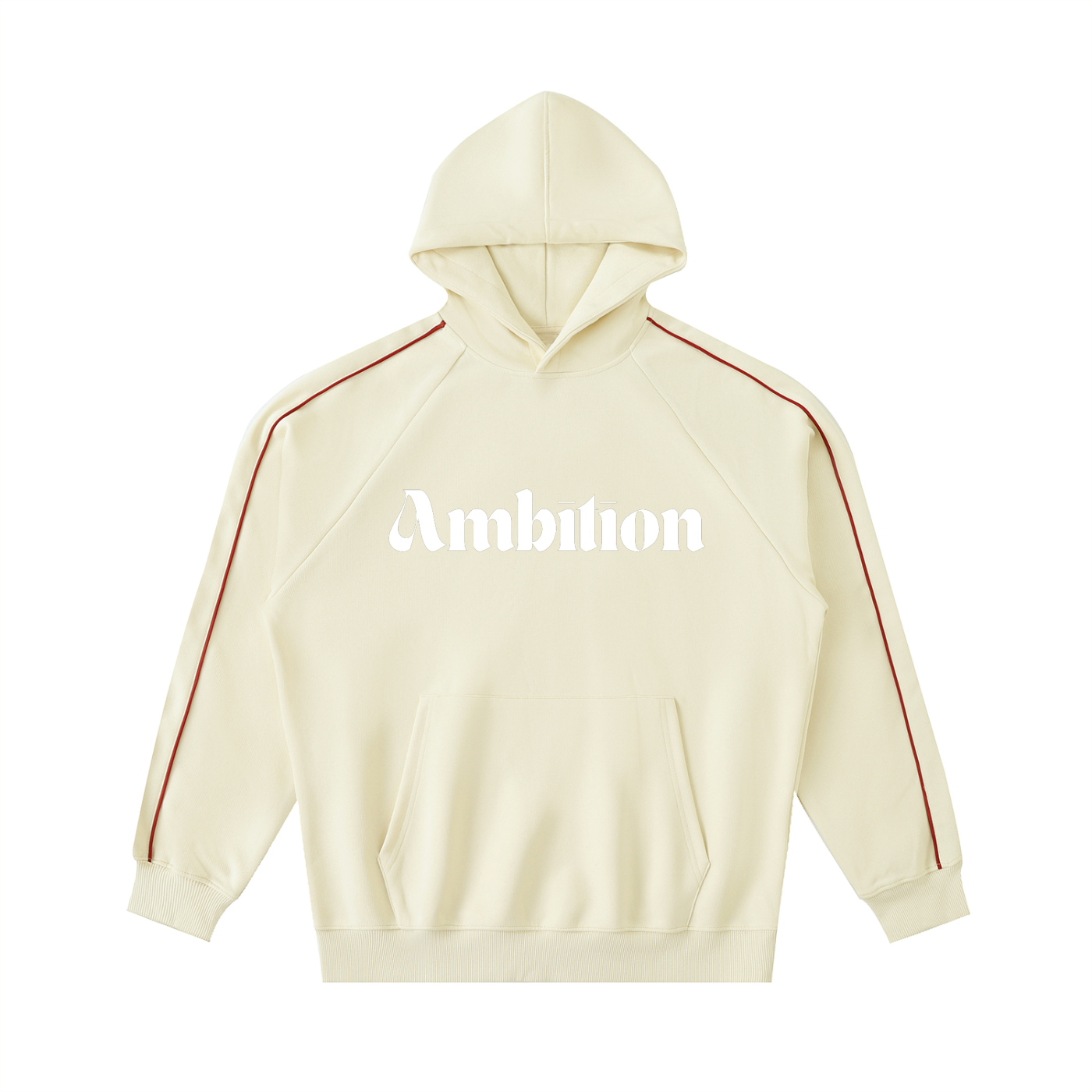 Ambition Contrast Piping Raglan Hoodie